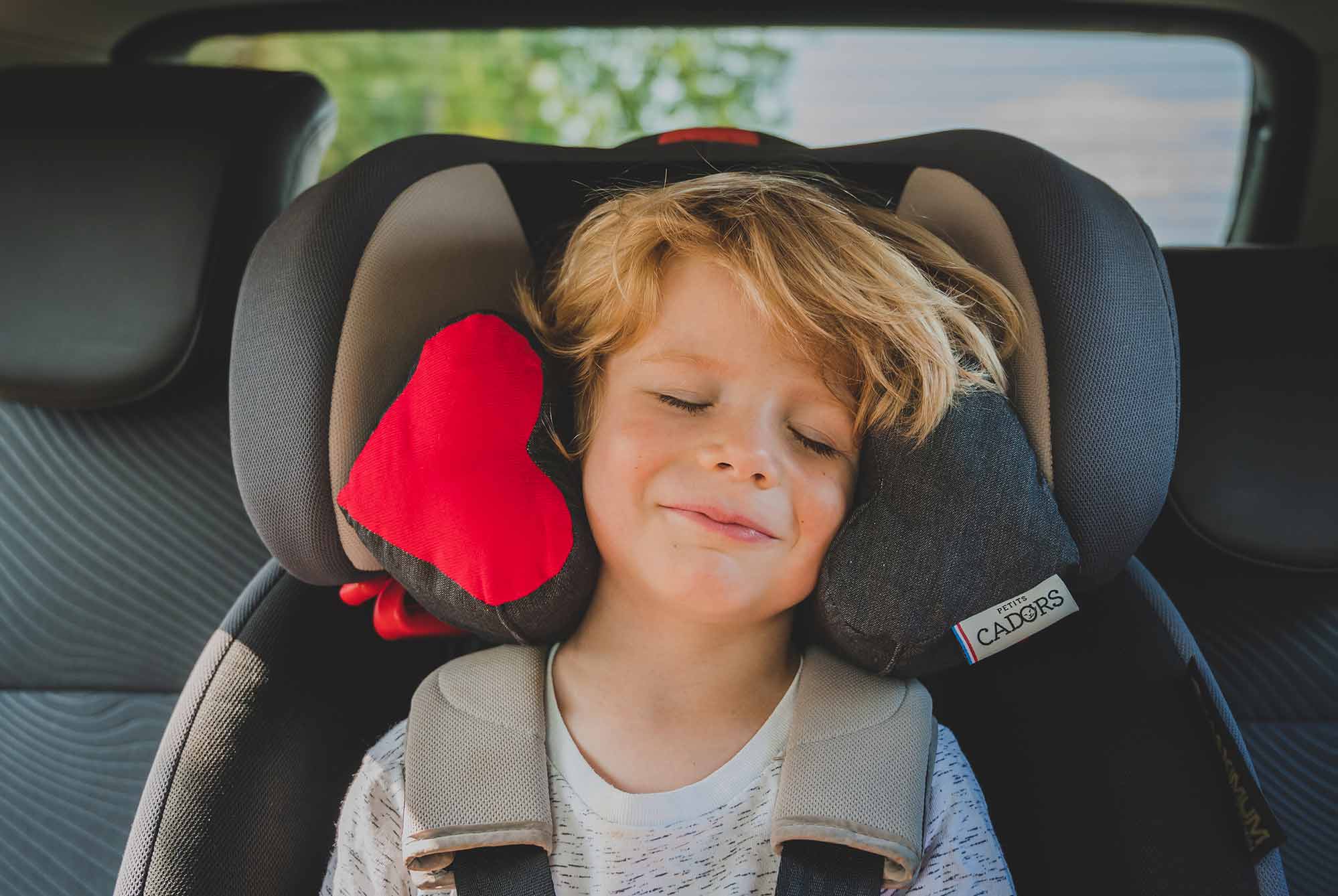Oreiller de cou de voiture pour enfants, ceinture de sécurité