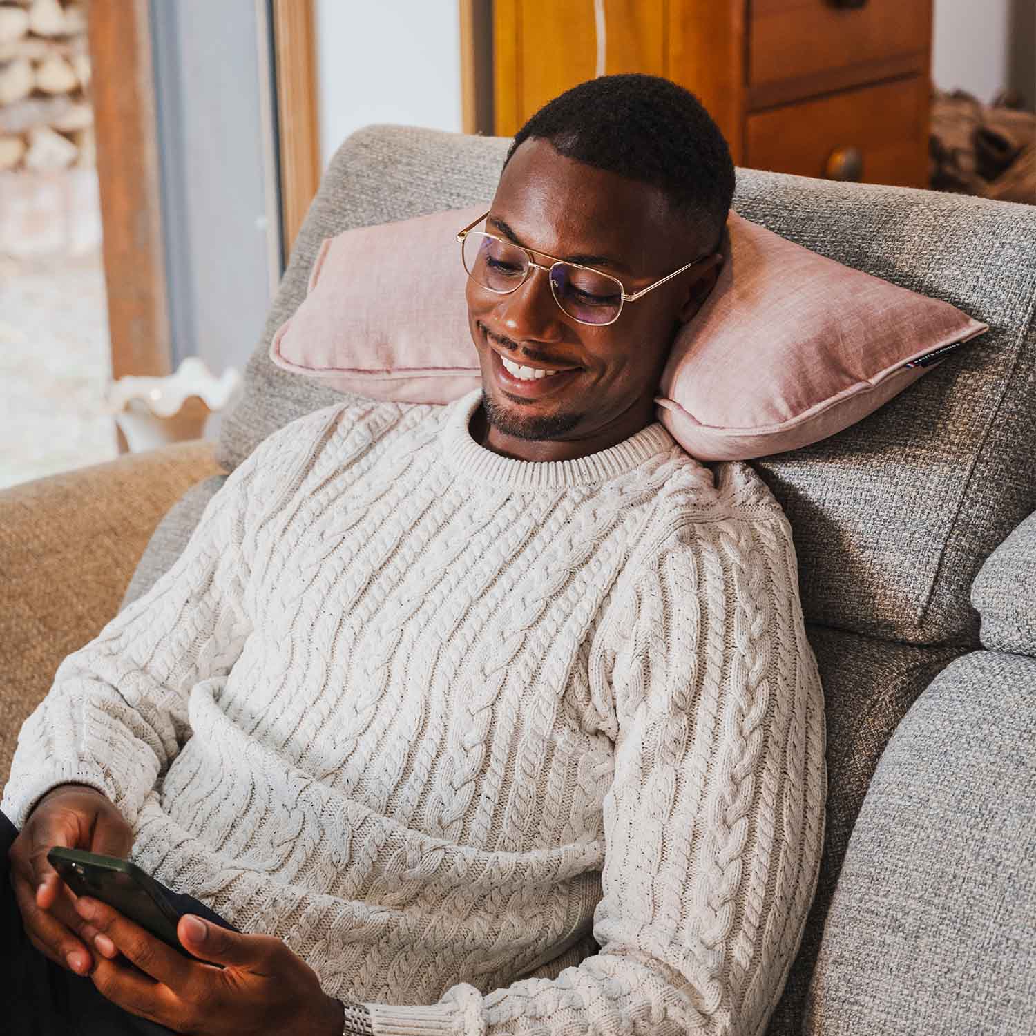 Coussin repose tête et de décoration · ƩPICUR Aphrodite (velours)