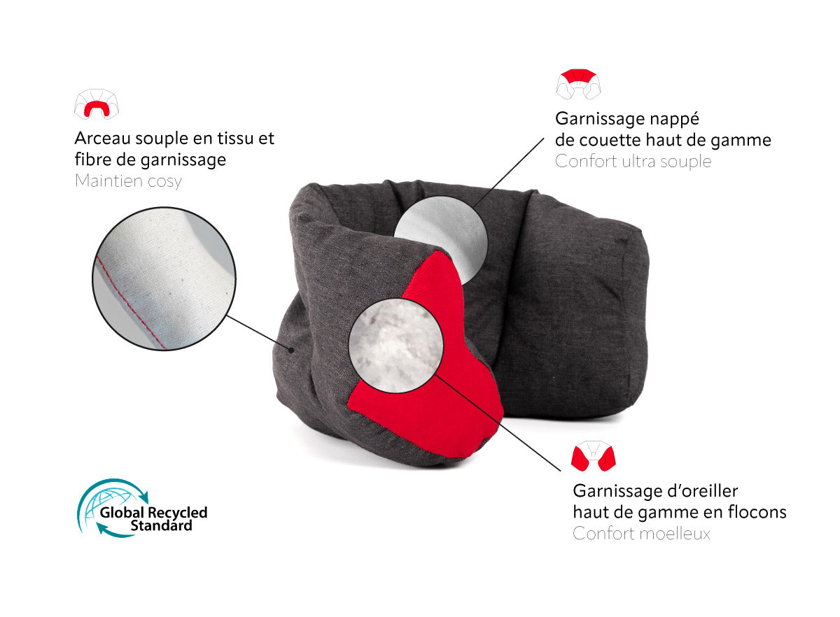 Coussin de siège auto et poussette · TÉODOR Fraise