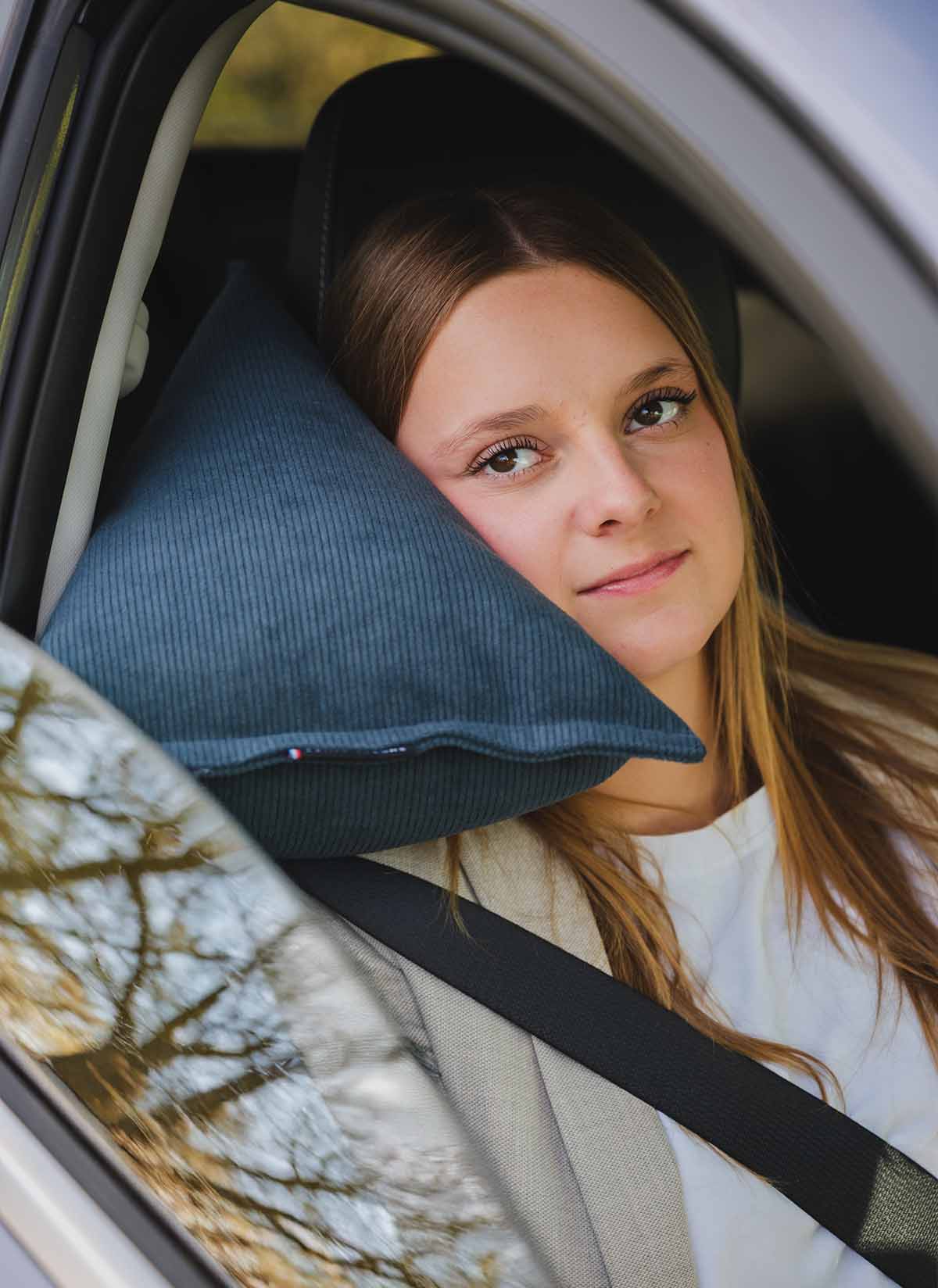 Oreiller de voiture · ISIDOR Londres (velours)