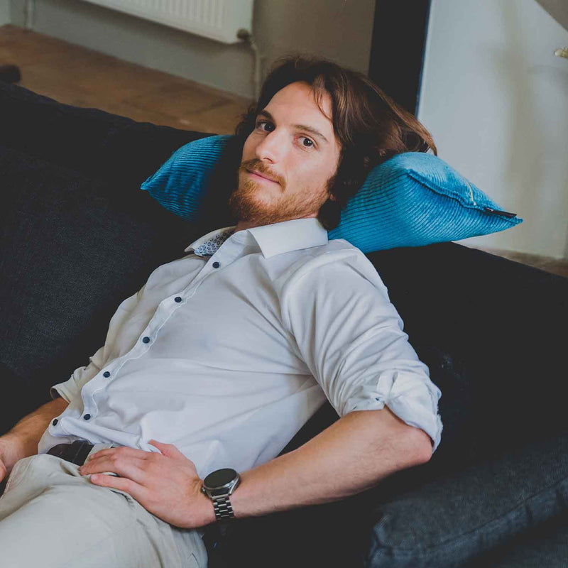 Coussin repose tête et de décoration · ƩPICUR Amphitrite