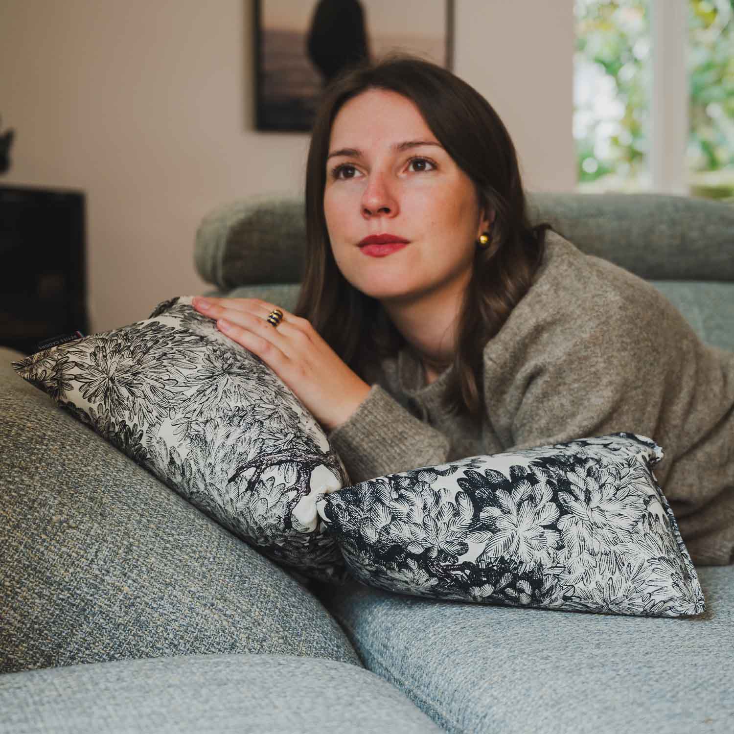 Coussin repose tête et de décoration · ƩPICUR Artémis