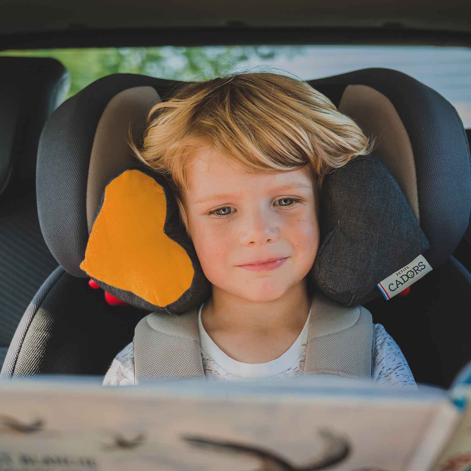 Car seat and stroller cushion · TÉODOR Citron