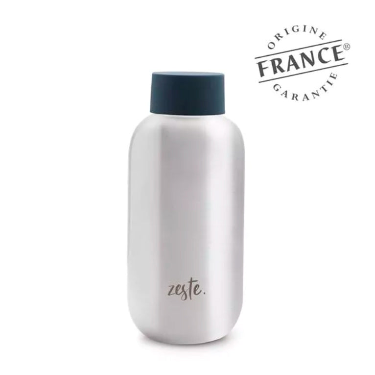 Stainless steel bottle Made In France · Blueberry color